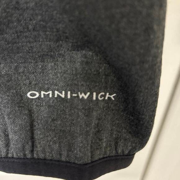 COLUMBIA NWOT Park View Fleece Half Zip Dark Gray Omni Wick Size 3XL - Picture 8 of 10